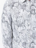 cactus sketch print shirt