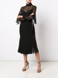 sheer panel skirt 