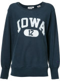 oversized printed sweatshirt