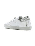 leopard print lace-up sneakers