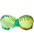 printed bandeau bikini top