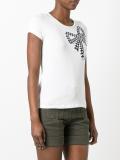 sequin ribbon T-shirt 