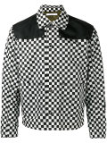 checkered bomber jacket