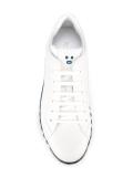 striped sole sneakers