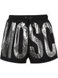 logo print swim shorts