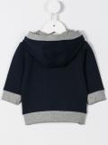 logo stripe hoodie