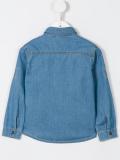 multi-patch denim shirt