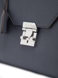 flap closure tote bag