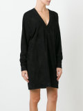 v-neck mini dress