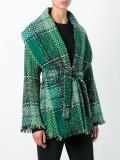 belted loose-fit jacket