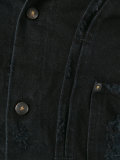 off-shoulder denim jacket