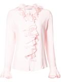 'Charmeuse Longsleeved Ruffled' shirt