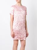 creased mini dress