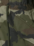 camouflage print coat