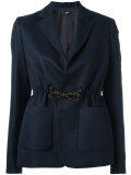 drawstring fastening blazer 