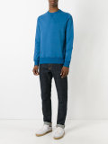 ribbed trim sweatshirt 