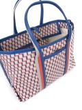 geometric print tote