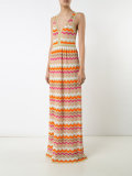 striped maxi dress