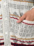 long V-neck cardigan
