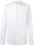 collarless shirt 
