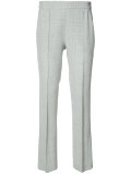 tailored plaid trousers