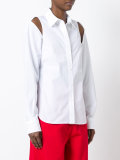cut-out shoulders shirt