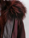 fur-trimmed hooded parka