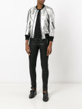 cropped bomber jacket