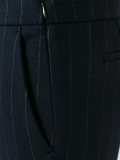 细条纹九分裤