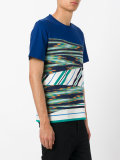 zigzag print T-shirt