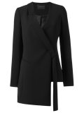 asymmetric blazer