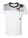 embroidered ladybug T-shirt