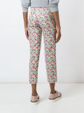 floral print cropped trousers