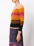 lace intarsia jumper