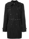hooded trench coat