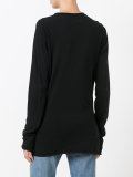 elongated sleeves T-shirt