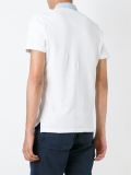 contrast collar polo shirt