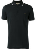 contrast collar polo shirt