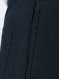 drop-crotch knee-length shorts