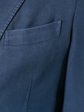buttoned single breasted blazer