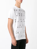striped safety pin T-shirt