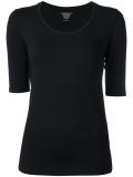 scoop neck T-shirt