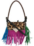 Amber fringed bag 