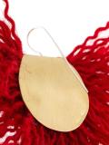Wool Fan Earrings