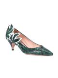 snakeskin effect pumps