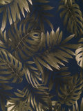leaves print T-shirt 