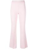 flared cropped trousers