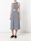 twist front muscle dress