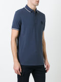 logo patch polo shirt 