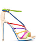 strappy heeled sandals 